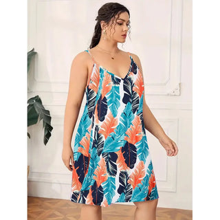 Women Loungewear Silk Suspender Nightgown