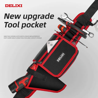 Multi-function Waist Tool Bag Oxford Cloth Multilayer Storage Pouch Tool Electricians Wrench Pliers Storage Bag