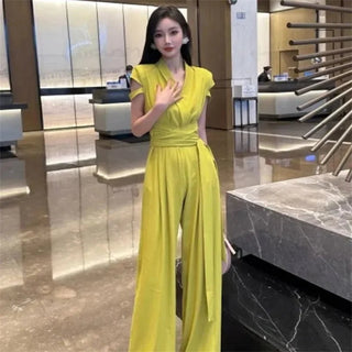 Women Outfit V - neck Jumpsuits - Epictzar Intl.