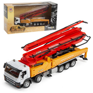 Alloy Simulation Truck-mounted Toys Crane