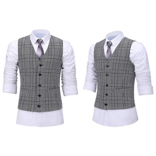 Men's Houndstooth Business Tuxedos Suits