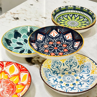 Ceramic Bohemia 6pcs Appetizer Plate