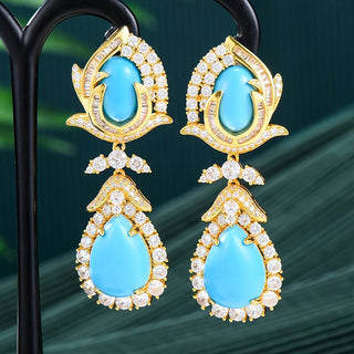 Luxury Waterdrop African Bridal Earring - Epictzar Intl.