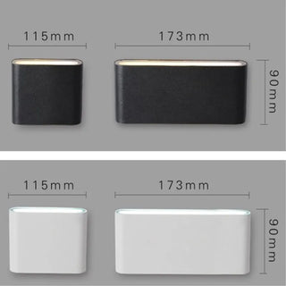 Modern Outdoor 12W LED Wall Lamp