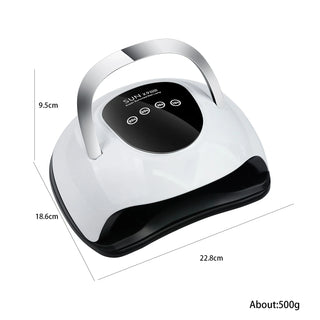 Professional 220W UV LED Nail Dryer With 57 Lamp Beads Smart Sensor Fast Curing Nail Lamp For Gel Polish Salon And Home Manicure