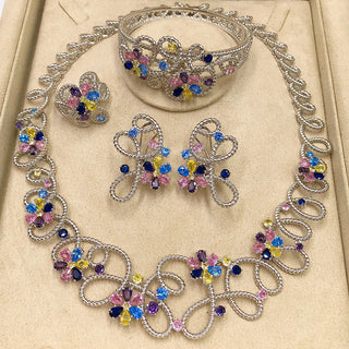 Italian Designer Brazil Gold Jewelry Set