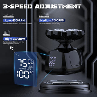 Electric 7D Heads Hair Grooming Kit