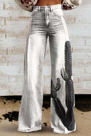 Denim Thin Fabric Fashion Elements Pants