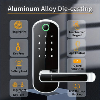 Smart Keyless Fingerprint Door Lock