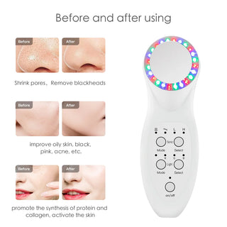 Electric Ultrasonic Face Cleanser Massager