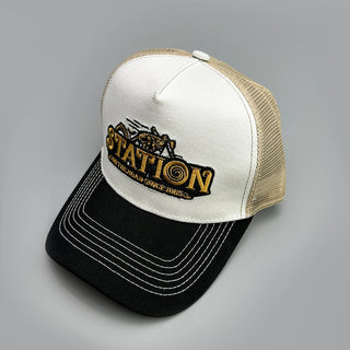Color Block Letter Embroidery Baseball Hats New Unisex Sunshade Casual Breathable Hip Hop Fashion Mesh Versatile Trucker Caps