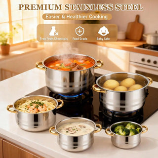 Modern Luxury Cookware Stock Pot