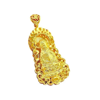 Men AU999 24K Gold Chain & Pendant - Epictzar Intl.