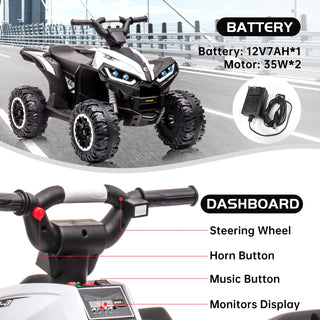 Kids 12V Electric ATV Off-Road 4WD Ride