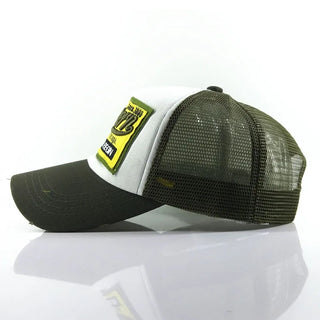 Summer Mesh Trucker Hat For Men Women Retro Letter Baseball Cap Adjustable Outdoor Sun Visors Hip Hop Snapback Bonnet кепка y2k