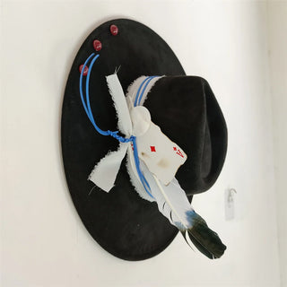 Retro Suede Fedora Jazz Party Hats