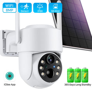 Wireless Outdoor WiFi Solar Surveillance Camera
