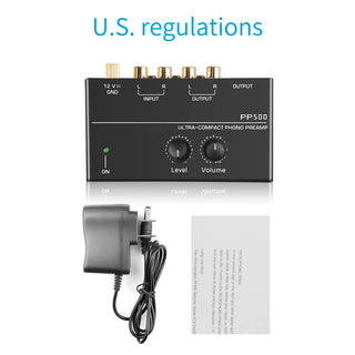 Phono Preamplifier Volume Control Interfaces