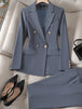 Gray Pant Suit