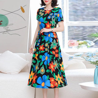 Bohemian Print O - Neck Party Dress - Epictzar Intl.