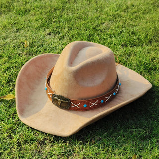 Wide Brim Fedora Felt Hat