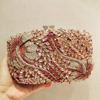 Multicolored Crystal Cocktail Party Purse