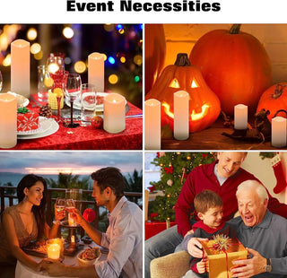 Battery Powered Flickering Flame Flameless Candles