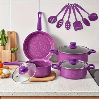 Colorful Nonstick Saucepan Cookware Set - Epictzar Intl.