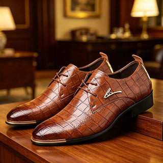 Office Pointed Toe Soft Leather Shoes