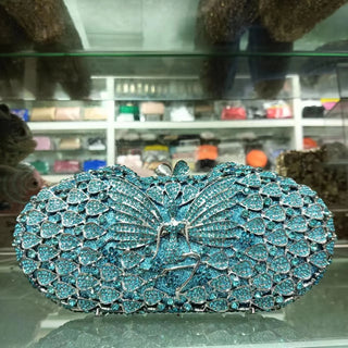 Rhinestones Bridal Evening Party Clutch Bag