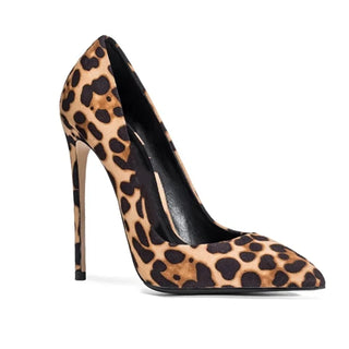 Ultra High Heeled Women Leopard Shoes