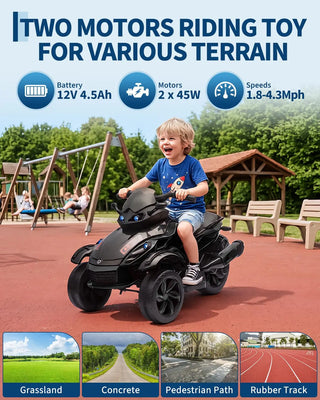 Kids 12V Ride-On Outdoor BP Toy Tricycle