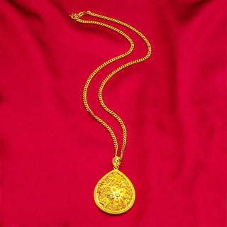 Hollow Waterdrop 24K Gold Pendant - Epictzar Intl.