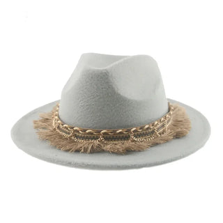 Luxury  Vintage Felted Fedora Hat