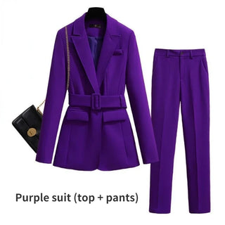 Office Ladies Professional Two-piece Suit