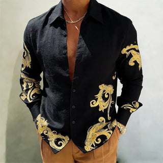Men's Long Sleeve Designer 3D Printed Shirt - Epictzar Intl.