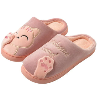 Plush Indoor Thermal Furry Warm Slippers