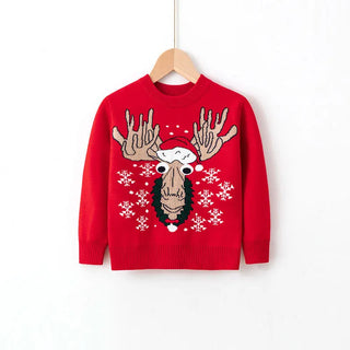 Girls Knitwear Warm Cartoon Sweater