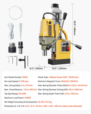 Electric Magnetic Drill Press Machine