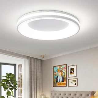 Dimmable Nordic LED Circular Ceiling Lamp
