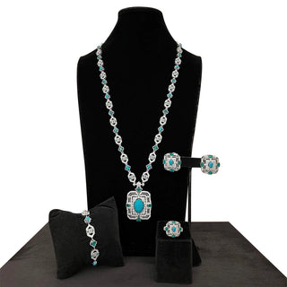 Missvikki Luxury Long Drop Necklace Earrings Jewelry Sets Super CZ for Noble Women Bridal Wedding Gorgeous Sparkling Best Gift