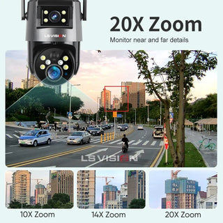 Dual Screen Solar Security Camera