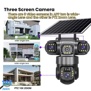 Solar Human Detect Security Camera