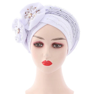 African Turban Braids Headscarf Bonnet