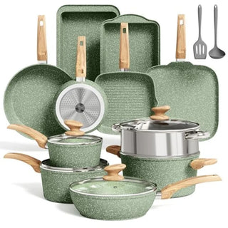 Non Stick Granite Pots & Pan Cookware Set