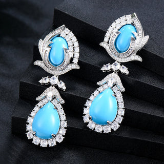 Luxury Wedding Party Waterdrop African Earring
