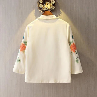 National Style Embroidered Cheongsam Blouse