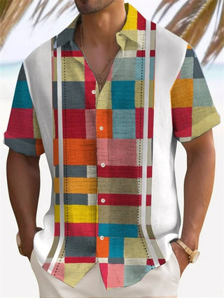 Men's Animal Printed Beach Vacation Shirt