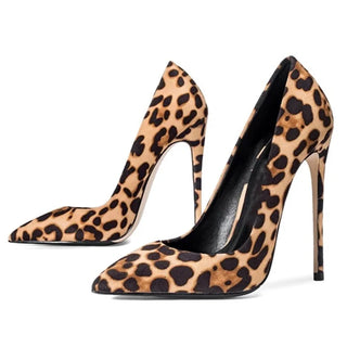 Ultra High Heeled Women Leopard Shoes
