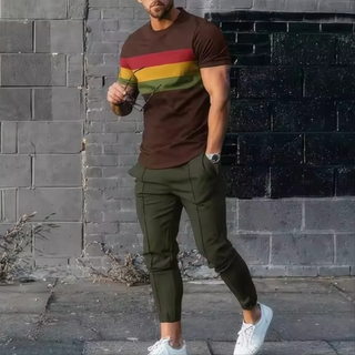 Men's 3D Printed Sports Jogging Suit